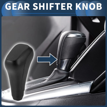 Automatic Gear Shift Knob for Toyota 4Runner (2012-2021) Black Plastic Leather