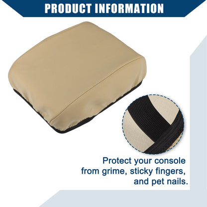 Center Console Armrest Cover for Honda CR-V 2017-2022 Neoprene Fabric Brown