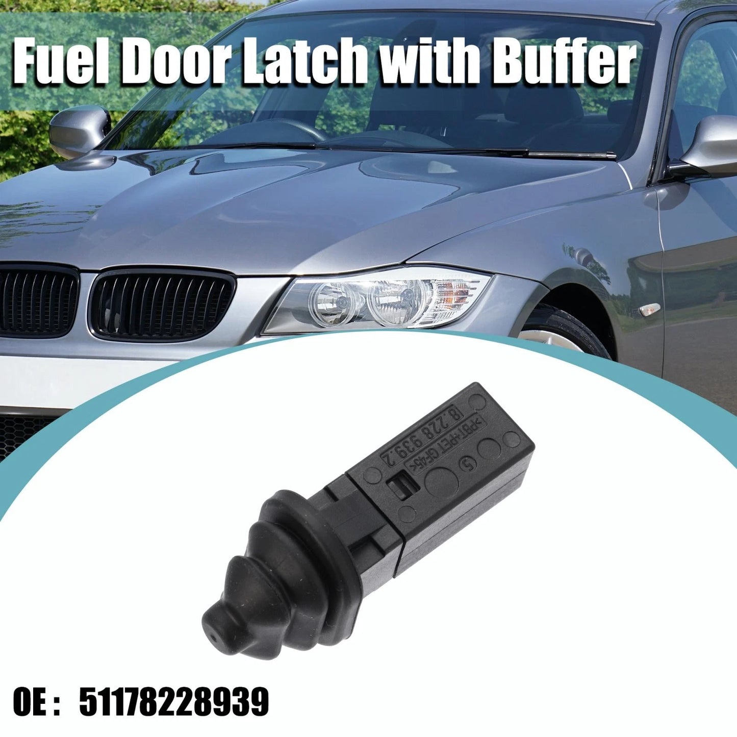 Fuel Gas Door Buffer Stop Ejector Latch Lock for BMW X3 X5