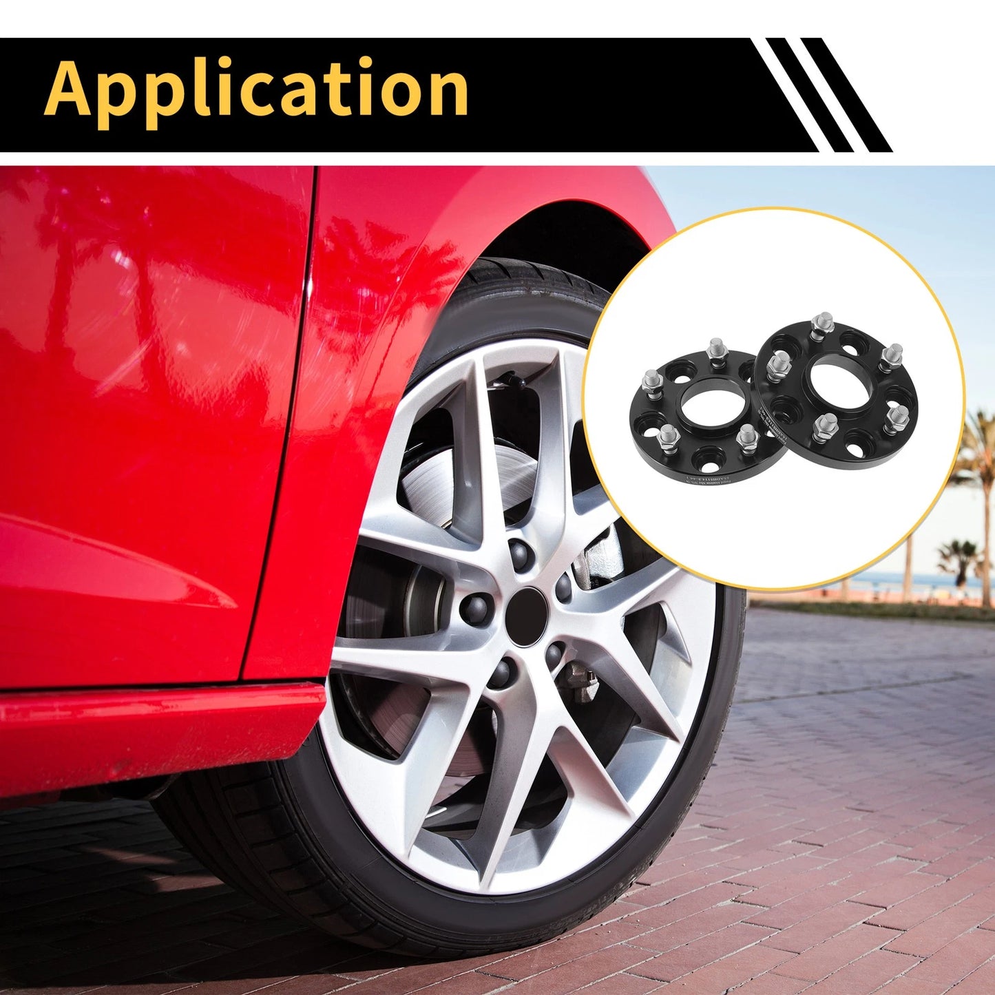 5x114.3mm Wheel Spacers 66.1mm for Nissan Altima