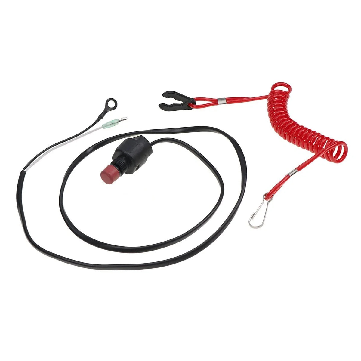 Kill Stop Switch & Safety Lanyard for Yamaha 2-Stroke Outboard 63V-82575
