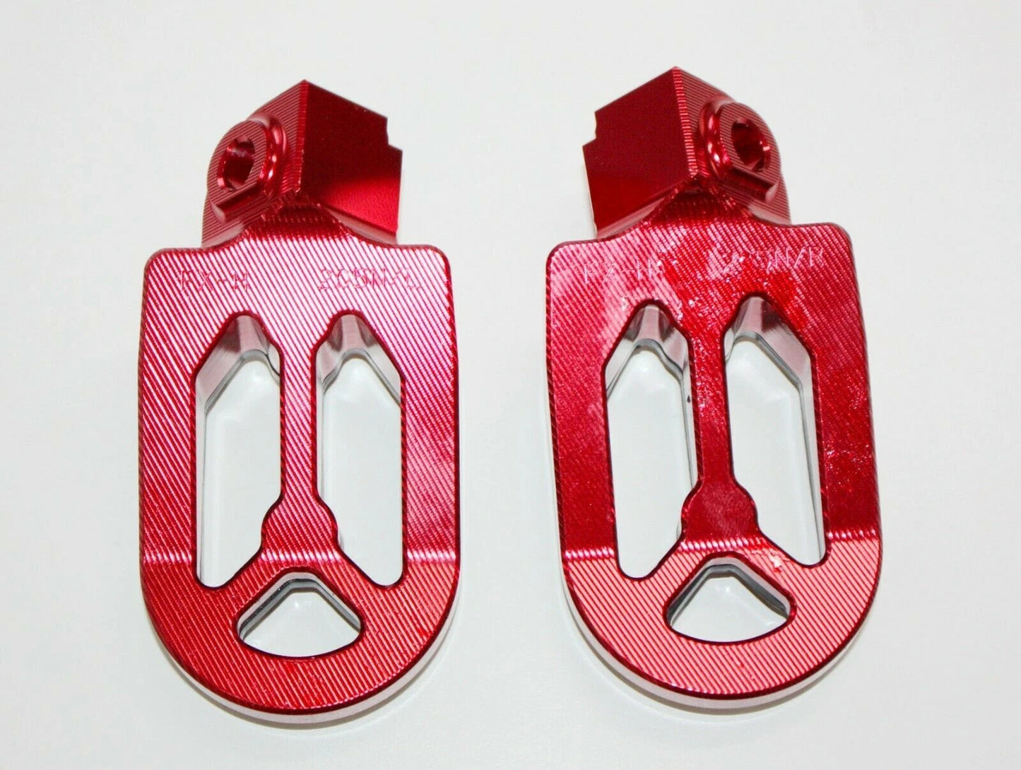 CNC Red Stainless Foot Pegs for KTM 65SX Motorcycle