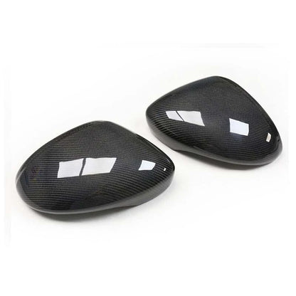 Real Carbon Fiber Wing Mirror Cover Trim Fit For Porsche Panamera 971 2017-2021