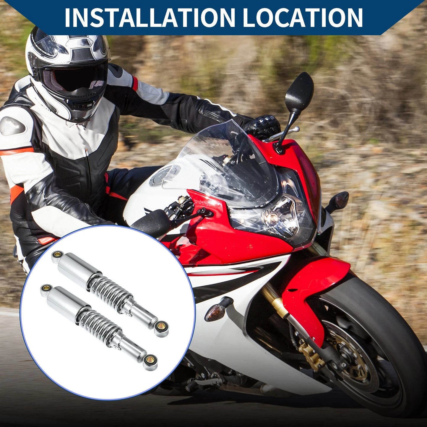 Motorcycle Rear Suspension Shocks for Honda CB400ss