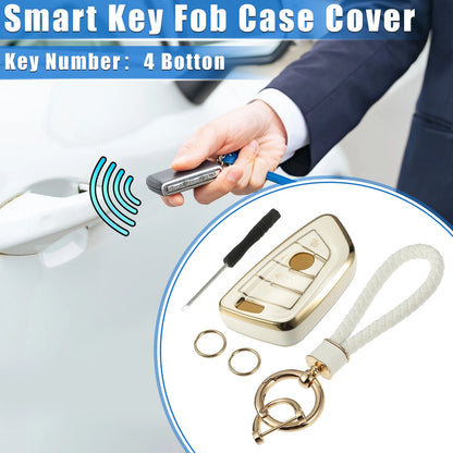 4 x Key Fob Covers for BMW X1 X3 X5 X6 X7 (2010-2023)