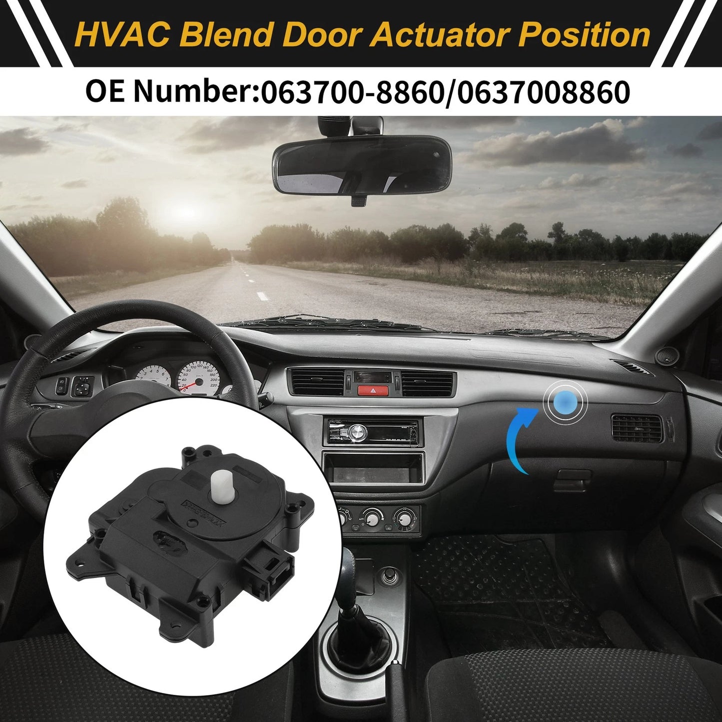 HVAC Heater Blend Door Actuator for Toyota 4Runner
