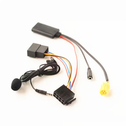 Bluetooth AUX Cable Microphone Adapter 6Pin for Alfa Romeo Fiat