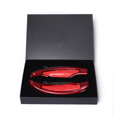 2 x Carbon Fiber Shift Paddle Extensions for Cadillac ATS ATS-L CT6 (2013-2020)
