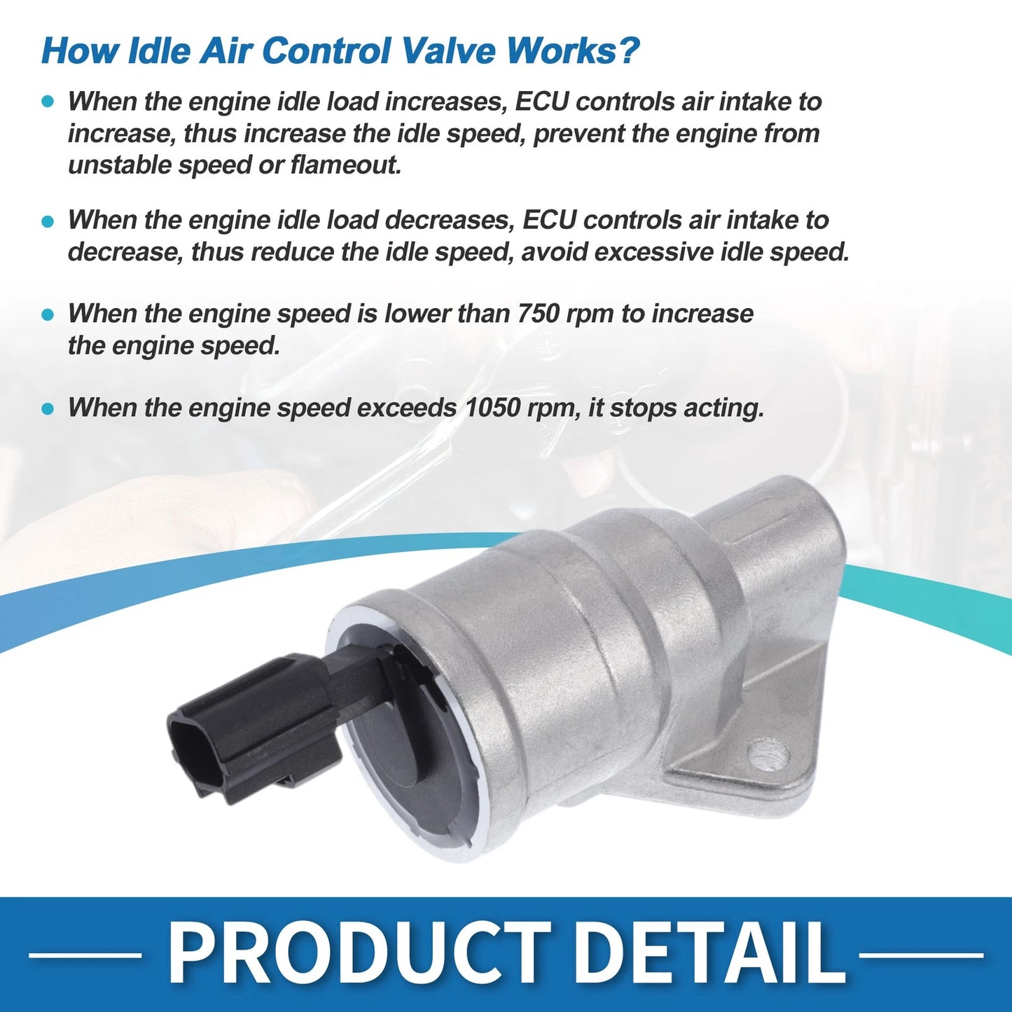Idle Air Control Valve for Ford Fiesta (1996-2002)