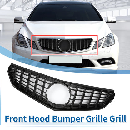 Front Upper Bumper Grille for Mercedes-Benz E250 (2011-2013) Black