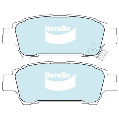 Rear Disc Brake Pad Set GCT for Toyota Previa 2.4L 2AZ-FE (2000–2006)