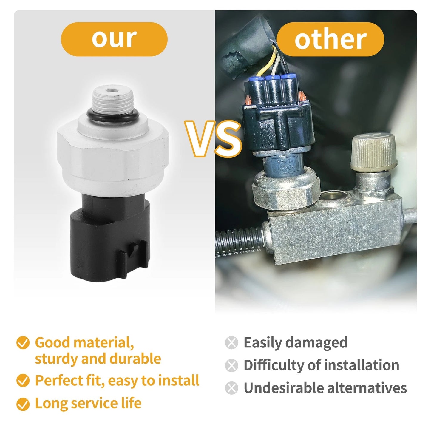 A/C Pressure Switch Sensor for Toyota Camry (2006-2017) 1 Pcs