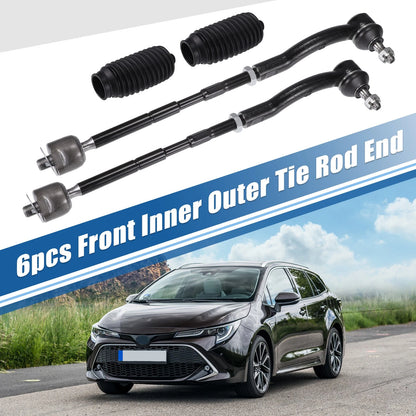 6pcs Tie Rod End Links for Toyota Corolla (2003-2008)