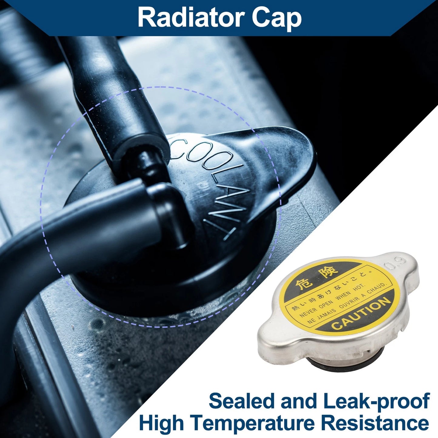 Radiator Cap for Toyota Tacoma, 4Runner, Corolla (2001-2023)