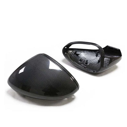 Real Carbon Fiber Replace Side Mirror Caps Cover for Porsche Panamera 2017-2021