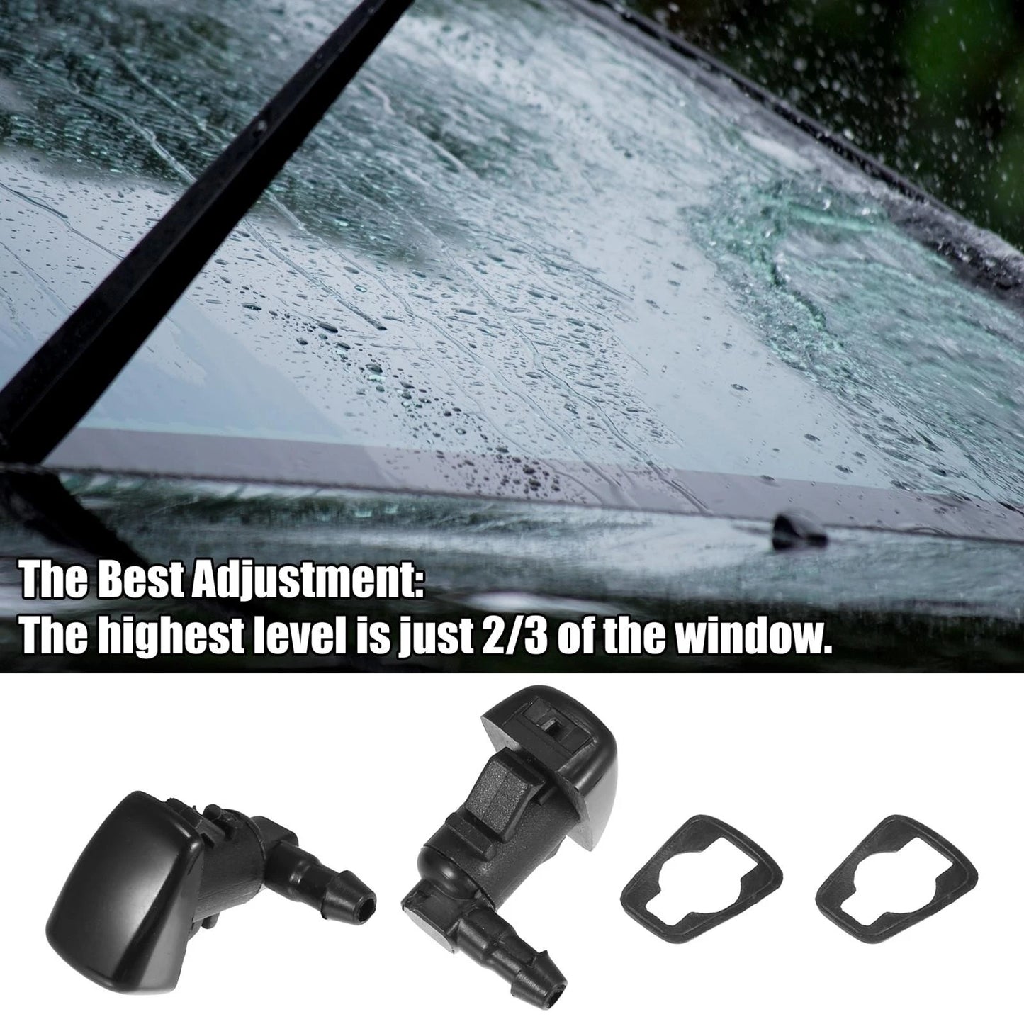 5 x Front Windshield Washer Nozzles for Toyota Tacoma (2000-2004)