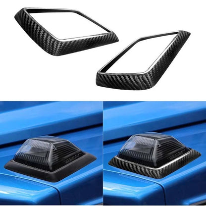 Carbon Fiber Side Marker Lamp Turn Signal Cover Trim For Benz G-Class 2019-2020