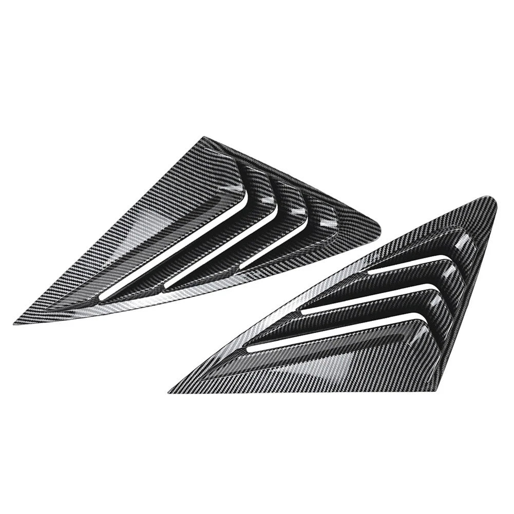 Rear Window Louvers Cover for Audi Q3 F3 Sportback (2019-2024) Carbon Look