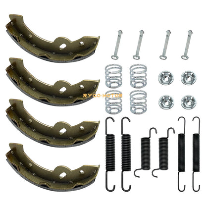 Brake Shoes w/Springs Pins for Yamaha G9/11/14/16/19/20/21/22/23/27/28
