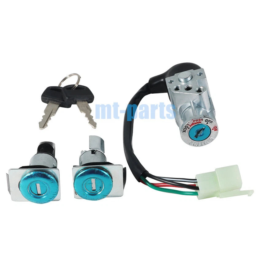 Ignition Key Switch & Seat Lock for Honda CH80 Elite (1985-2007)