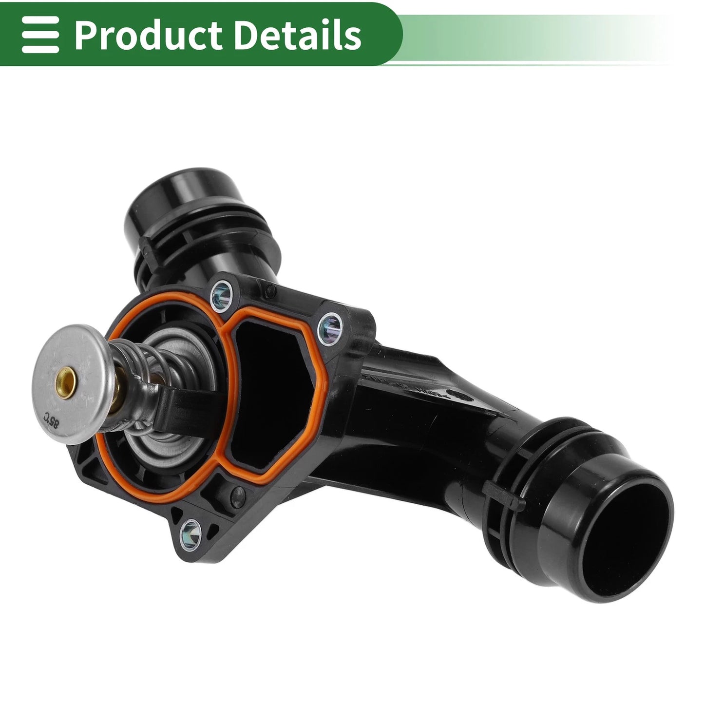 Engine Coolant Thermostat Housing for BMW 325Ci (2001-2006) 2.5L 2494CC