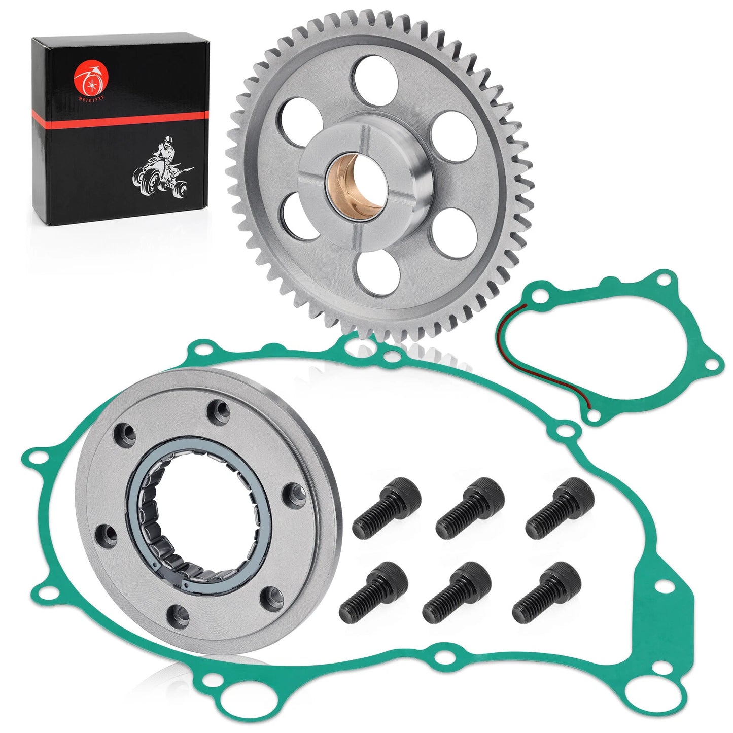 One Way Bearing Starter Clutch Gear 52T for Yamaha YFM660R Raptor 660R (2004-2005)