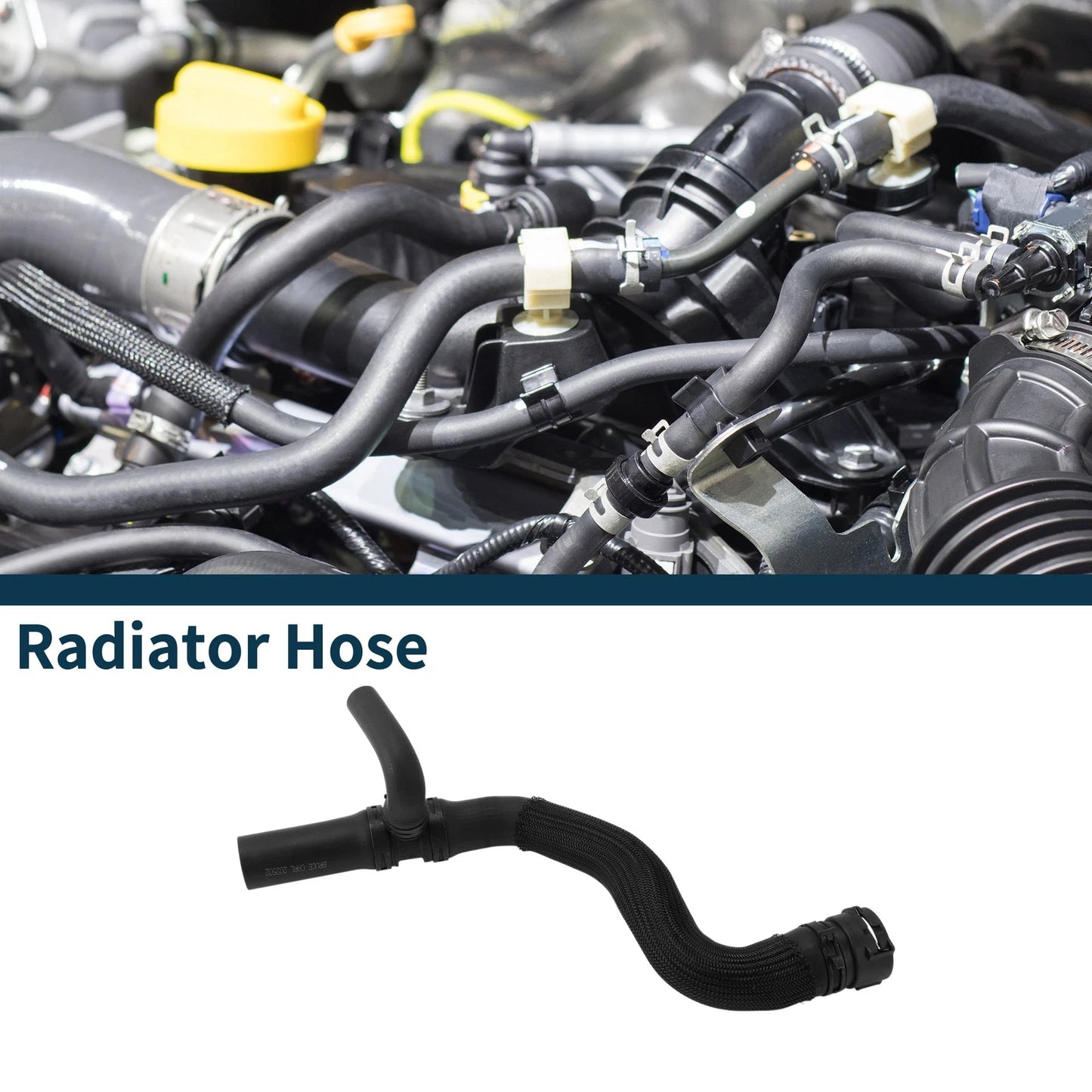 Radiator Hose for Jeep Renegade 1.3L 2.4L (2015-2021) Rubber Water Pipe