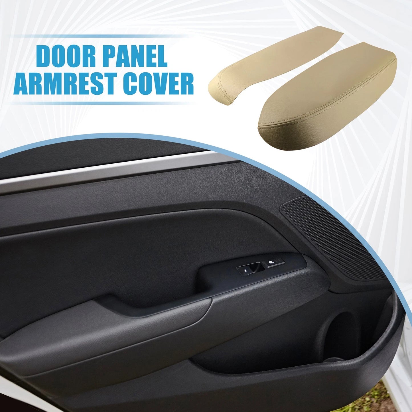 Front Door Panel Armrest Cover for Acura RDX (2007 - 2012) Beige