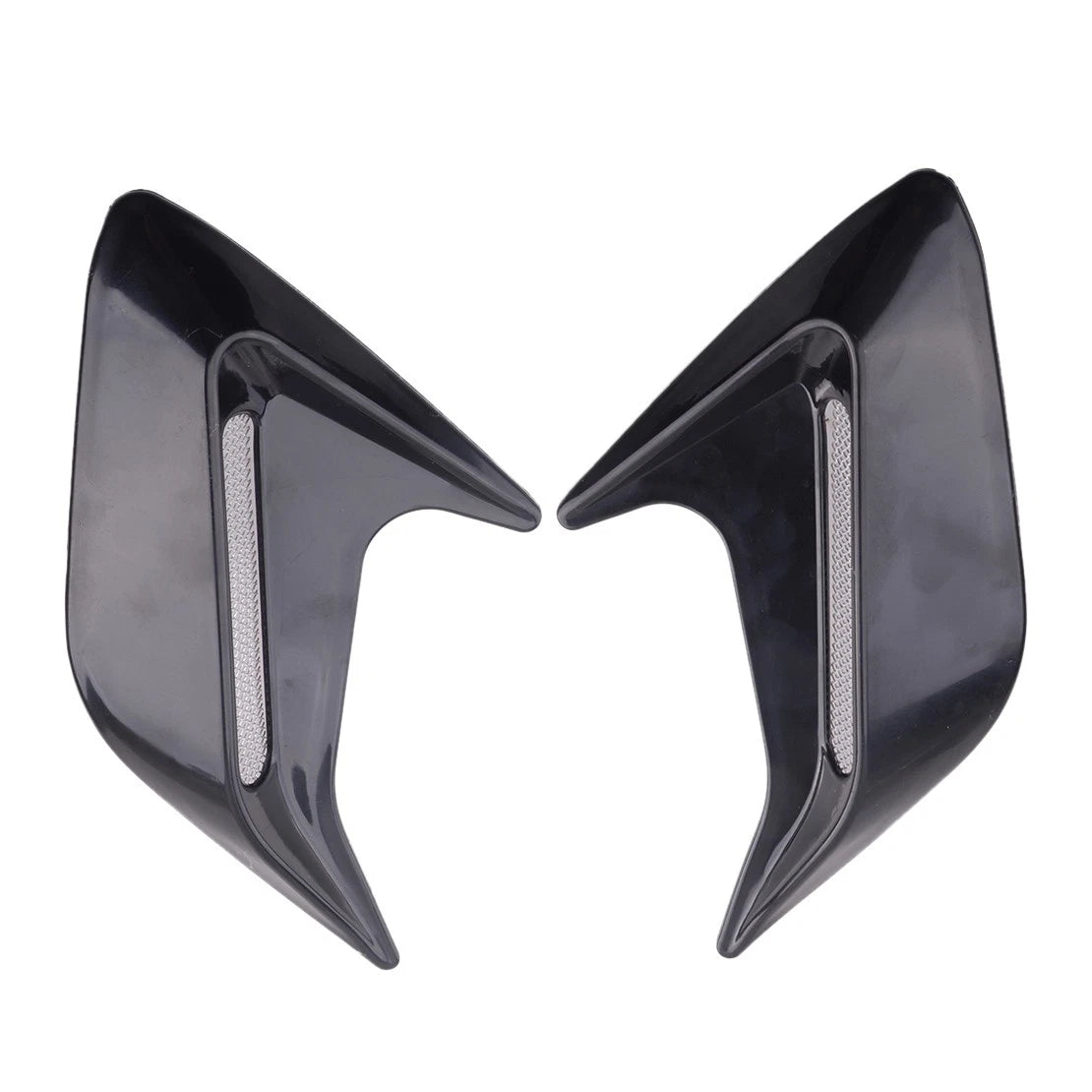 Black Car Side Fender Vent Air Flow Decoration Sticker for Make & Model