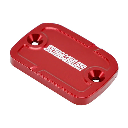 Brake Clutch Fluid Reservoir Cover - Red for Ducati Scrambler 800-1100 (2015-2023)