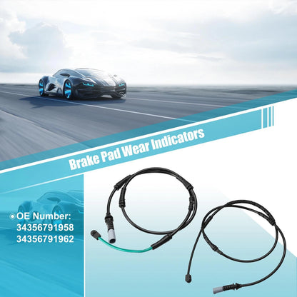 Front Rear Brake Pad Wear Sensors for BMW 535i 528i 550i 535d