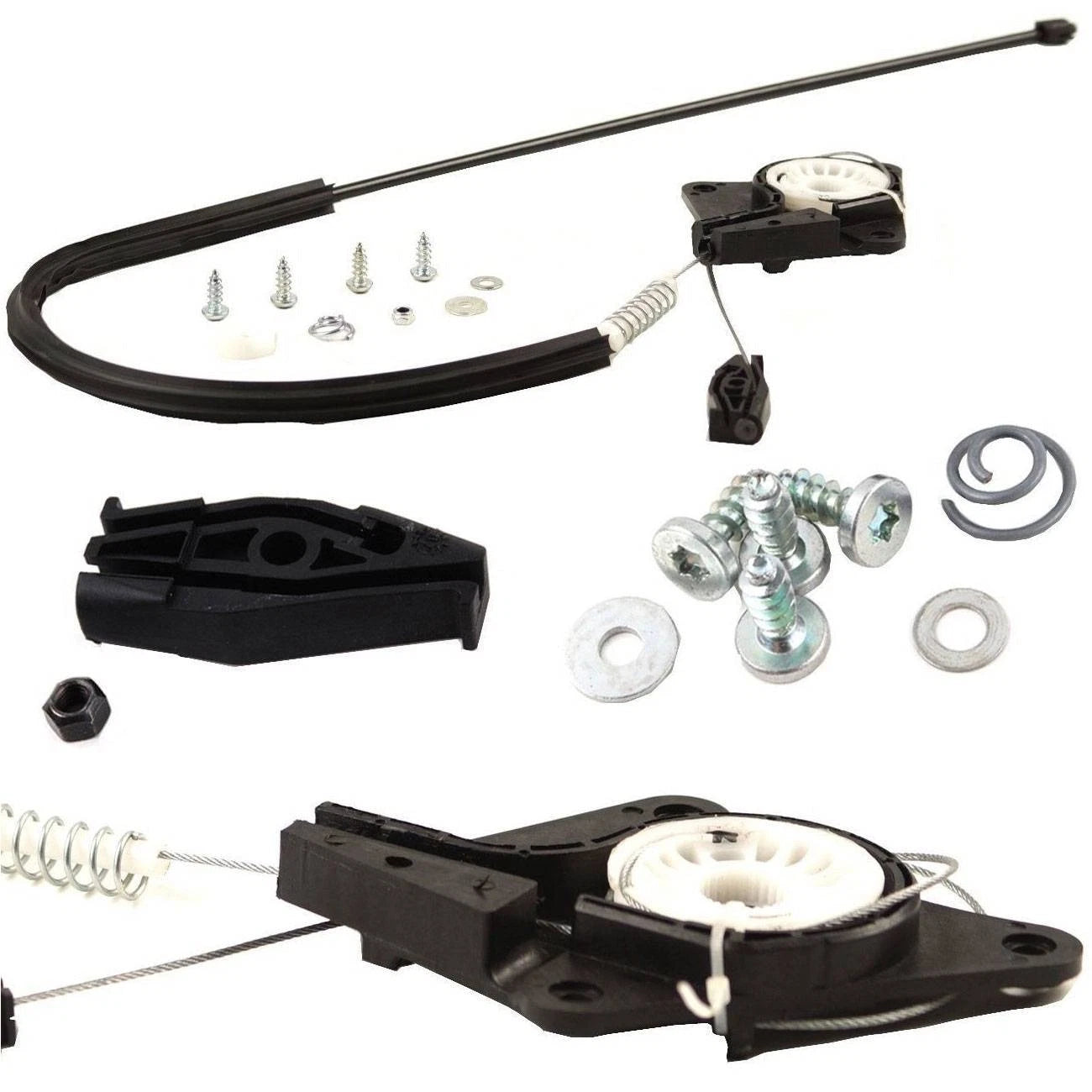 Rear Left Window Regulator Repair Kit for VW Beetle Convertible (2003-2010)