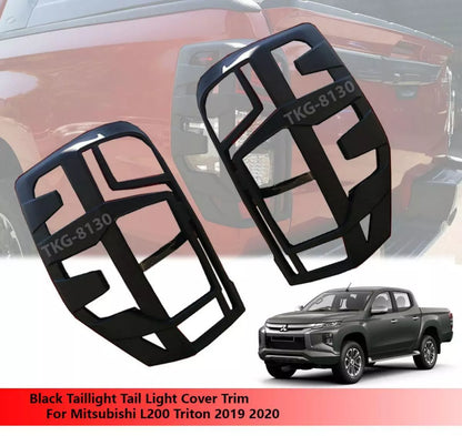 Black Taillight Cover for Mitsubishi L200 Triton (2019-2020)