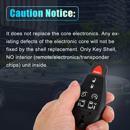 Keyless Entry Remote Shell Cover for Dodge Chrysler No Chip
