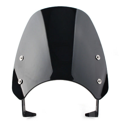 ABS Black Motorcycle Windshield + Bracket for SCRAMBLER 1200 (2019-2021)