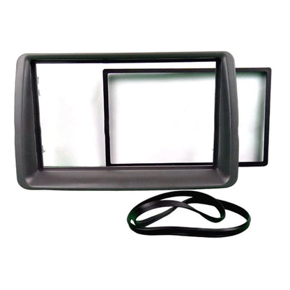 Stereo Trim Kit 2 DIN Fascia ABS Construction Supports Aftermarket Head Units