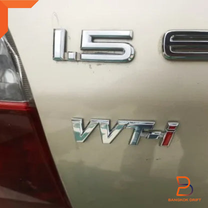 VVT-i Luggage Plate Back Door Emblem for Toyota Yaris, Camry, CH-R