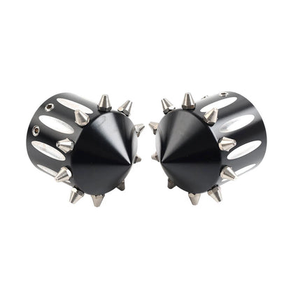 CNC Cut Front Axle Cap Nut Covers for Harley Touring Road King Street