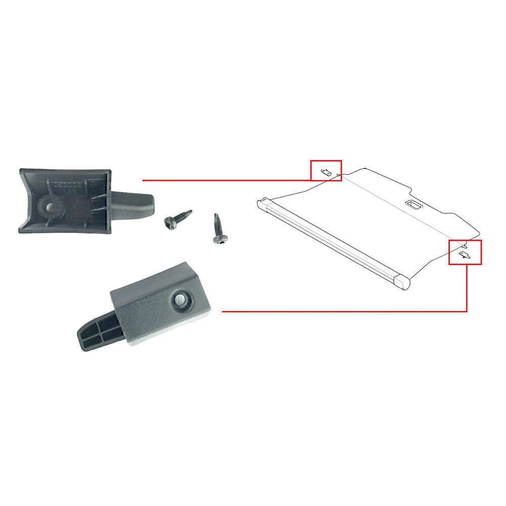 ABS Loadspace Cover Catch Set for Land Rover Range Rover Sport, Freelander 2