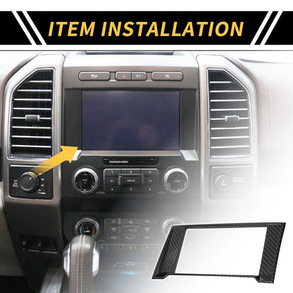 Central Dashboard Meter Frame Cover Trim for Ford F-150 (2015-2020)