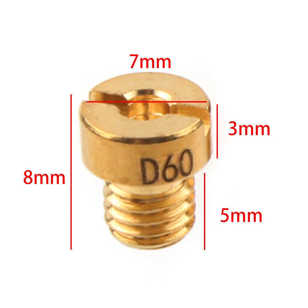 12 x 5mm Replacement Carburetor Jets for Dellorto SHA PHBG