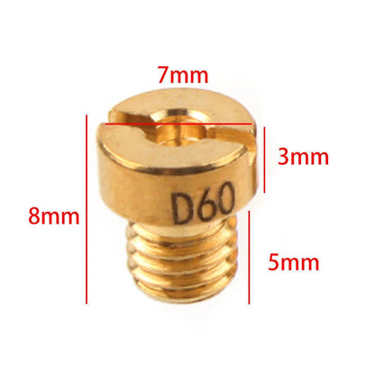 12 x 5mm Replacement Carburetor Jets for Dellorto SHA PHBG