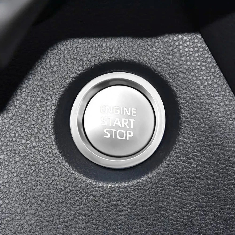 Engine Start Stop Switch Bezel Button Trim for Toyota Corolla (2019-2023)