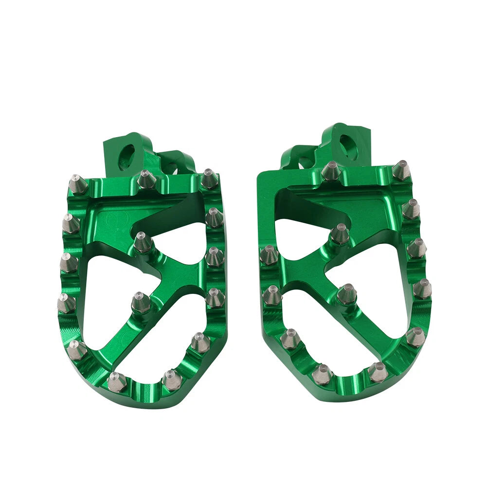 CNC MX Foot Pegs for Kawasaki KX100, KX65 & Suzuki RM100, RM65 (2000-2023)