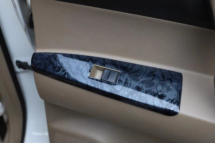 15Pcs Black Console Shift Panel Cover for Toyota Highlander (2008–2013)