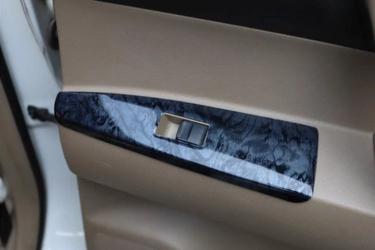 15Pcs Black Console Shift Panel Cover for Toyota Highlander (2008–2013)