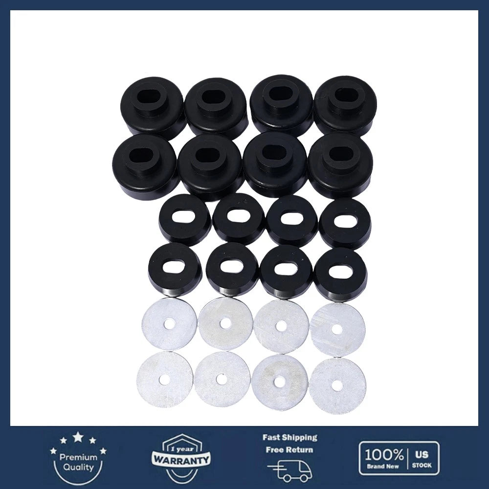Body Cab Mount Bushing 24 PCS for Chevy Silverado Sierra (1999–2014)