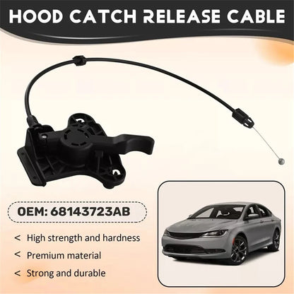 Hood Catch Release Lever Cable for 2015-2017 Chrysler 200 (2015-2017)