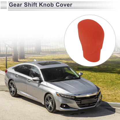 Red Silicone Gear Shift Knob Cover for Honda Accord (2018-2022)