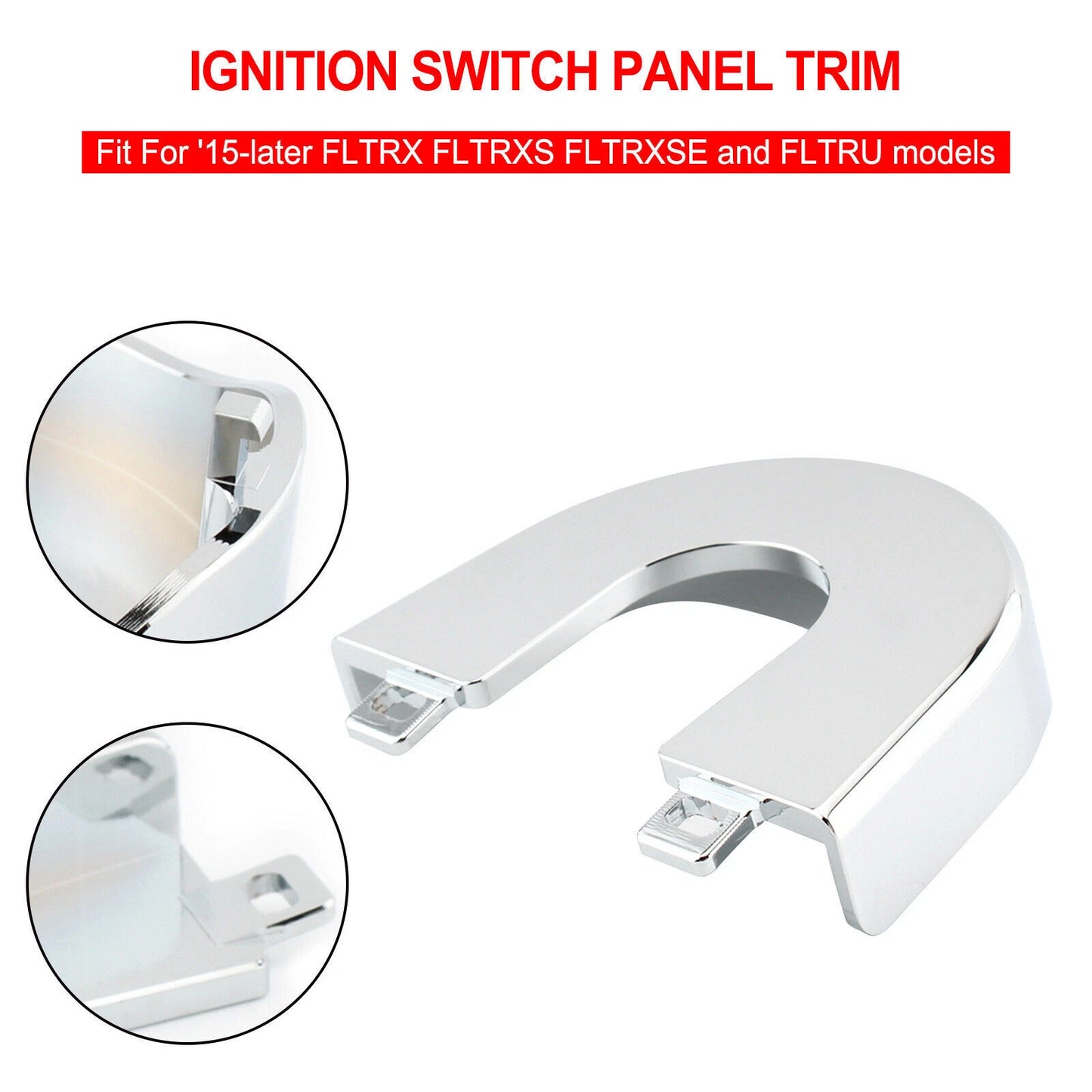 Ignition Switch Trim for Harley Touring Road Glide Special (2015-2022) Chrome